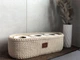 Овальная корзина для хранения ZHDANOVA BAGS&HOME цвет натуральный - изображение 2
