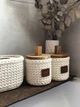 Набор корзин с крышками ZHDANOVA BAGS&HOME молочный для ватных дисков и палочек - изображение 5