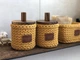 Набор корзин с крышками ZHDANOVA BAGS&HOME горчичный для ватных дисков и палочек - изображение 3