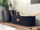 Овальная корзина для хранения ZHDANOVA BAGS&HOME чёрная - изображение 10