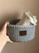 Корзина для хранения ZHDANOVA BAGS&HOME круглая светло-серая 01 - изображение 2
