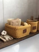 Квадратний кошик для зберігання ZHDANOVA BAGS&HOME колір гірчиця - зображення 5