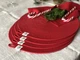 Сервировочный коврик подставка под тарелку ZHDANOVA BAGS&HOME красный - изображение 6
