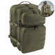 Рюкзак тактический Brandit Cooper 40л; 52х30х32см. MOLLE. Рюкзак туристический Брендит 8008-01. Olive - изображение 1