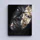 Модульна картина Холстович Black & Gold Woman 90х40 см. Інтер'єрна картина для вітальні, спальні, офісу - зображення 6