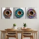 Модульная картина Холстович Abstract Coffee 135х60 см. Картина для гостиной, кухни, спальни, офиса, интерьера - изображение 4