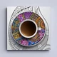 Модульная картина Холстович Abstract Coffee 135х60 см. Картина для гостиной, кухни, спальни, офиса, интерьера - изображение 7
