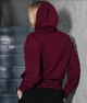 Спортивный костюм женский демисезонный худи и штаны ATEX 0022 XL (50) Бордовый c черным (AT-0022/9 E) - изображение 3