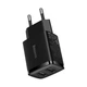 Сетевое зарядное устройство Baseus Compact |2xUSB, 10.5W, 2.1A| Black - изображение 2