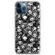 Чохол силіконовий для Apple IPhone 13 Pro від Lex Altern (Чорний Хеллоуїн, кіт -скелет, череп) - зображення 3