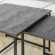 Журнальный столик «Квадро M», ножки - Черные, столешница - Угольный камень - изображение 2