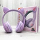Бездротові Bluetooth-навушники з вушками Deepbass R6 Lilac(Бузковий) - зображення 1
