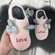 Тапочки женские домашние пудровые с ушками 36/37 р (23,5 см) 2854 - изображение 1