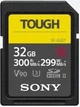 Карта пам'яті Sony 32GB SDHC C10 UHS-II U3 V90 R300/W299MB/s Tough - изображение 1