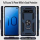 Чохол Shield для Samsung Galaxy S10 / G973 протиударний бампер з підставкою Dark-Blue - зображення 6