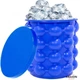 Форма для льда Ice Cube Maker M32 Ведро для заморозки льда Силиконовое Синее (M7702000020) - изображение 3