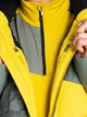 Гірськолижна куртка чоловіча Dare 2b Supernova II Jkt DMP524-RSB 2XL Сіро-зелена з жовтим (5059404804030) - зображення 5