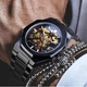 Наручные часы AlexMosh мужские Gusto Skeleton Black-Gold (1) - изображение 2