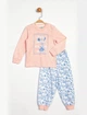 Піжама Minnie Mouse 1 рік (74-80 см) Disney (ліцензований) Cimpa рожево-синя MN13934 - зображення 1