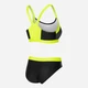 Купальник раздельный женский Aqua Speed Naomi 460-138 40 (L) Черный/Серый/Флуоресцентный желтый (5908217671196) - изображение 2