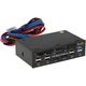 Многофункциональная 5,25" передняя панель для ПК Addap 525E | косичка USB 2.0, USB 3.0, TF/SD/CF/M2/MMC/MS Card, SATA, ESATA, 3.5мм - изображение 2