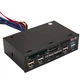 Многофункциональная 5,25" передняя панель для ПК Addap 525E | косичка USB 2.0, USB 3.0, TF/SD/CF/M2/MMC/MS Card, SATA, ESATA, 3.5мм - изображение 6