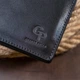 Портмоне вертикальное с круглым магнитом на два отделения GRANDE PELLE 11306 Черное - изображение 9