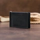 Стильный зажим для денег без застежки GRANDE PELLE 11294 Черный - изображение 2