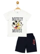 Комплект (футболка, шорти) Mickey Mouse 116 см (6 років) Disney MC18070 Біло-чорний 8691109888112 - зображення 3