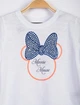 Комплект (футболка+шорты) Minnie Mouse 3 года (98 см) Disney (лицензированный) Cimpа белый серый MN15195 - изображение 2