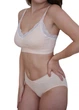 Топ для кормления с кружевом и baby клипсами Rita HN Беж XXXL - изображение 1