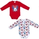 Боди 2 шт Minni Mouse Disney 56-62 см (0-3 мес) MN18363 Бело-красный 8691109924377 - изображение 1