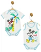Боди 2 шт Mickey Mouse 56-62 см (0-3 мес) Disney MC17247 Бело-голубой 8691109874795 - изображение 1