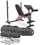 Набор Hop-Sport Strong 106кг со скамьей HS-1095 - изображение 1