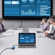 USB-хаб (концентратор) Baseus Metal Gleam Series 6-in-1 (Type-C to USB3.0*3, 4K HDMI, RJ45, Type-C) Blue, синий (WKWG000003) - изображение 8