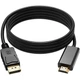 Кабель переходник Addap DP2HDMI-01c DisplayPort на HDMI синхронизация видео и аудио 4K UltraHD 1.8 м (0082) - изображение 3