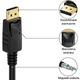 Кабель переходник Addap DP2HDMI-01c DisplayPort на HDMI синхронизация видео и аудио 4K UltraHD 1.8 м (0082) - изображение 5