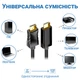 Кабель переходник Addap DP2HDMI-01c DisplayPort на HDMI синхронизация видео и аудио 4K UltraHD 1.8 м (0082) - изображение 7