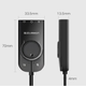 Внешняя USB звуковая карта Ugreen CM129 с регулятором громкости | Аудио-адаптер на 3 порта 3,5 мм Jack - изображение 7