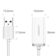 Внешняя звуковая карта Ugreen WUS206 2в1 USB Audio Adapter TRRS USB 2.0 белая (7165) - изображение 4