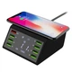 Мультизарядное устройство с быстрой и беспроводной зарядкой Addap MCS-838W, на 8 USB - изображение 1