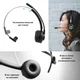 Bluetoth гарнітура для колл центру Digital Lion BH-M97, безпровідний мікрофон для конференцій - зображення 8