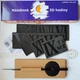 3D Часы настенные 130 см NC (Чехия) наклейки DIY 3Д эффект Римские-B большие черные - изображение 3