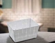 Корзина для хранения Wenko Adria Mini White, 19 х 9 х 14 см, полипропилен, металл, белая - изображение 2