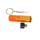 Флешка Jaster двостороння 64GB OTG USB 2.0 microUSB помаранчева - зображення 6