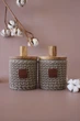 Набор корзин с крышками ZHDANOVA BAGS&HOME цвет крафт для ватных дисков и палочек - изображение 1