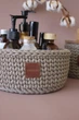 Кошик для зберігання ZHDANOVA BAGS&HOME круглий колір крафт - зображення 3