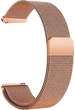Ремінець BeCover Milanese Style для Xiaomi iMi KW66 (22mm)/Mi Watch Color/Haylou LS01/Watch S1 Active Rose Gold (BC_707748) - зображення 1
