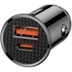 Автомобильное зарядное устройство Baseus Circular Plastic A+Type-C PPS 5А CCALL-YS01 Black - изображение 3