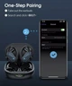 Беспроводные спортивные Bluetooth наушники BX17 водонепроницаемые с индикатором заряда Наушники для спорта Черный - изображение 5